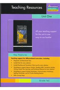 Prentice Hall Literature Penguin Edition Teaching Resources Unit 1: Fiction and Nonfiction Grade 10 2007c