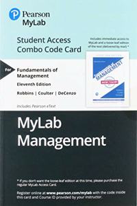 Mylab Management with Pearson Etext -- Combo Access Card -- For Fundamentals of Management