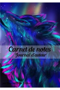 Carnet de notes : Journal d'auteur