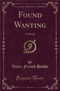 Found Wanting