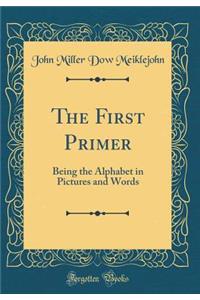 The First Primer: Being the Alphabet in Pictures and Words (Classic Reprint)