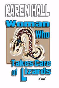 Woman who takes care of lizards