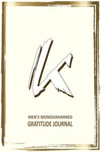 K Men's Monogrammed Gratitude Journal