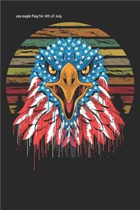 usa eagle flag for 4th of July