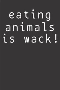 Animal Vegan Eat Notebook Journal