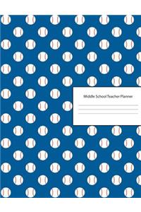 Middle School Teacher Planner