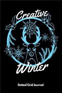 Creative Winter Dotted Grid Journal