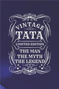 Vintage Tata Limited Edition The Man The Myth The Legend