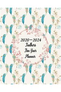 2020-2024 Feathers Five Year Planner