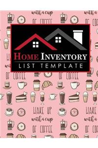 Home Inventory List Template