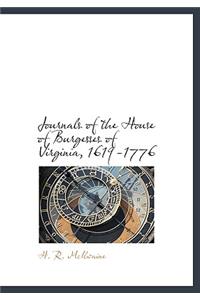 Journals of the House of Burgesses of Virginia, 1619-1776