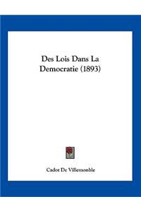 Des Lois Dans La Democratie (1893)