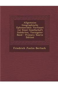 Allgemeine Geographische Ephemeriden