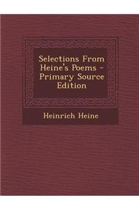 Selections from Heine's Poems