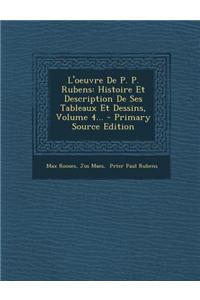 L'Oeuvre de P. P. Rubens