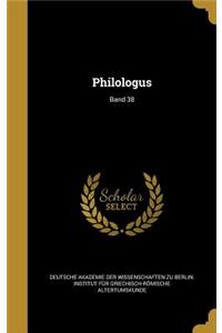 Philologus; Band 38