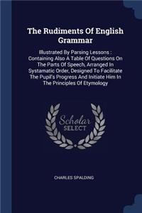 Rudiments Of English Grammar