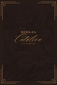 Biblia Católica Ilustrada, Piel Genuina, Marrón, Comfort Print