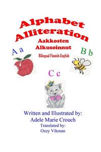 Alphabet Alliteration Bilingual Finnish English