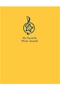 My Favorite Music Journal