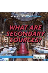 What Are Secondary Sources?