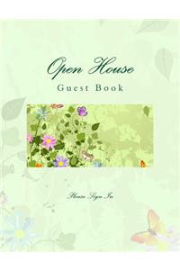 Open House Guest Book