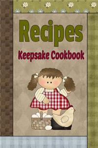 Recipes Keepsake Cookbook