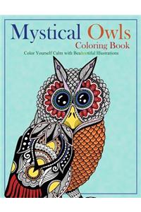 Mystical Owls Coloring Book