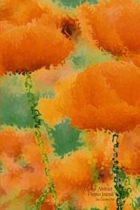 Orange Abstract Poppies Journal