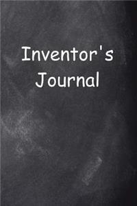 Inventor's Journal Chalkboard Design