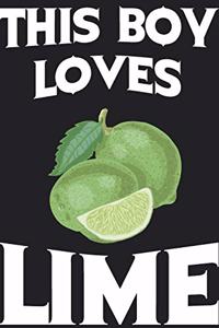 This Boy Loves Lime Notebook