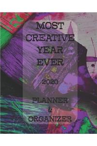 Most Creative Year Ever 2020 Planner & Organizer