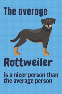 average Rottweiler is a nicer person than the average person