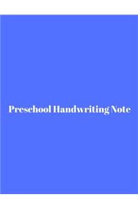 Preschool Handwriting Note