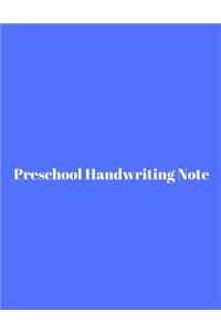 Preschool Handwriting Note