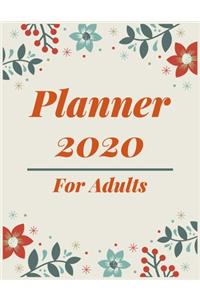 Planner 2020 for Adults