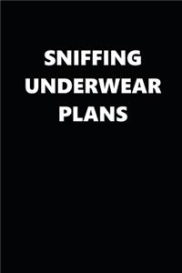 2020 Daily Planner Funny Theme Sniffing Underwear Plans Black White 388 Pages