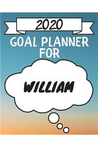 2020 Goal Planner For William