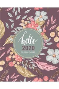 Hello 2020 Calendar Planner