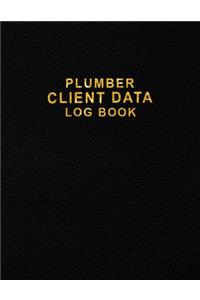 Plumber Client Data Log Book