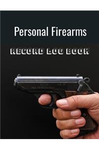 Personal Firearms Record Log Book