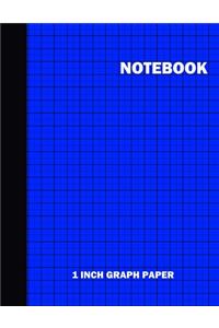 Notebook. 1 Inch Graph Paper