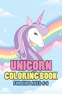 Unicorn Coloring Book for Kids Ages 4-8