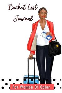 Bucket List Journal For Women of Color