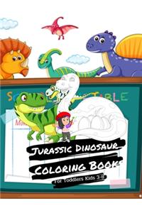 Jurassic Dinosaur Coloring Books For Toddlers Kids 3-8