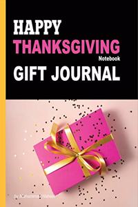 Happy Thanksgiving Notebook - Gift Journal