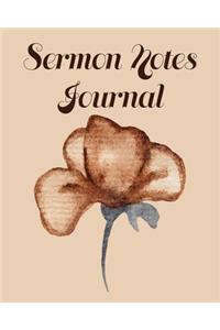 Sermon Notes Journal