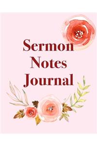 Sermon Notes Journal