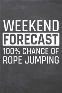 Weekend Forecast 100% Chance of Rope Jumping