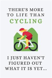 There's More To Life Than Cycling - I Just Haven't Figured Out What It Is Yet...